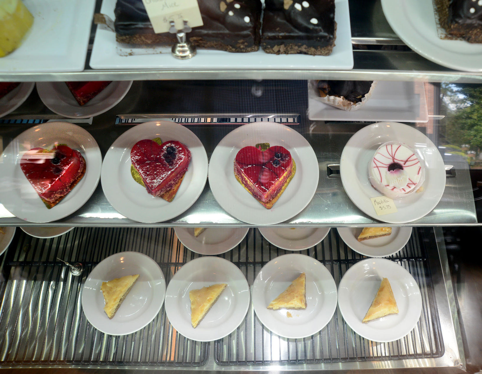 Meat and Greek dessert